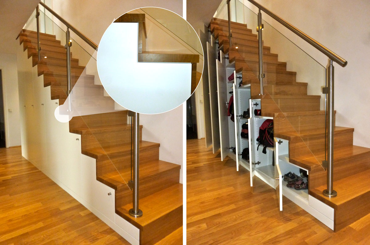 Treppenschrank - Schreinerei Feltes und Munkel